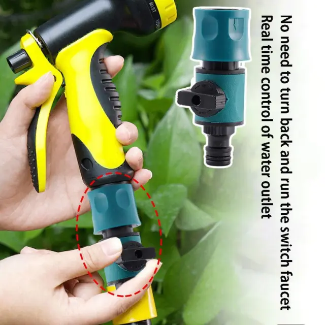 Garden Hose Connector With Shut-off Valve Water Pipe Connect Hot-Sale Quick M8D2