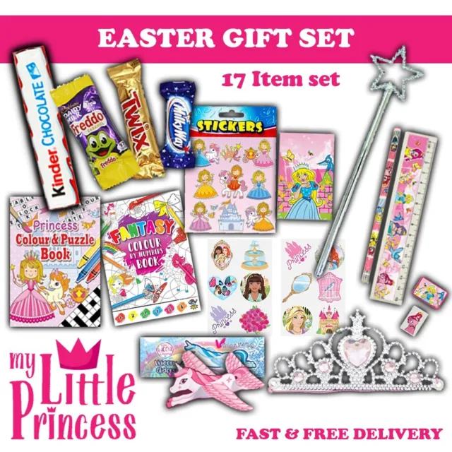 Enchanted Princess - Easter Chocolate Gift Set  - Stationery Activity & Play Set