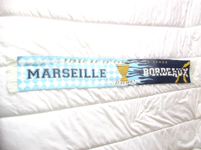 Olympique Marseille Fanion Coupe De France 1987 Olympique Marseille Bordeaux Finale Foot Pennant Olympique Marseille Fanion Coupe De France 1987 Olympique Marseille Bordeaux Finale Foot Pennant