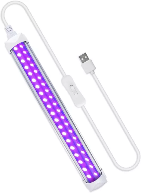 UV LED Tube,10w Lumière Noire,Lumière Ultraviolette Pour Halloween,Affiches Fluo