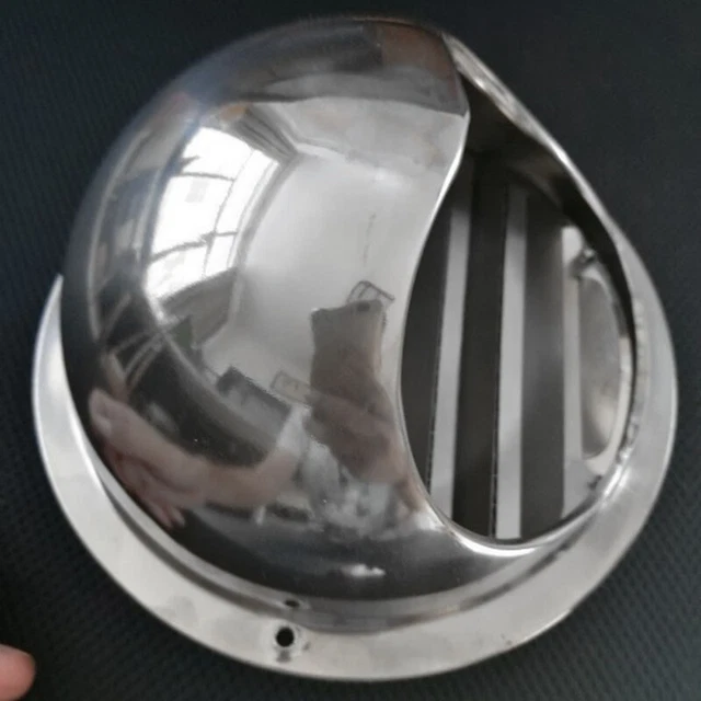 1x Acier Inoxydable Mural Air Vent Conduite Ventilation Sortie Housse 4/6