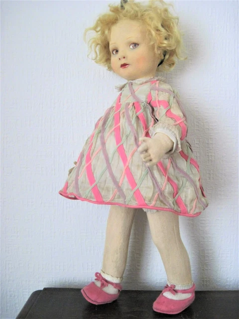 Lenci - Tres Rare Serie 500 - Poupee   Ancienne - Annees 1930