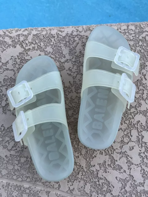 Balenciaga Platform Slides - Translucent - Women’s Size 8 US/38 IT - Pre-Owned