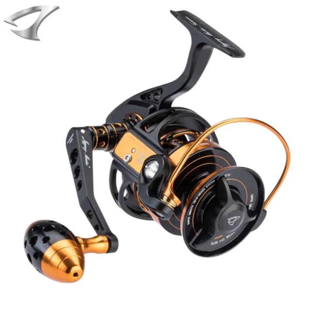 Jigging Master Power Spell Fishing Reel-Black/Gold (Size: PE2) -From USA  Used  