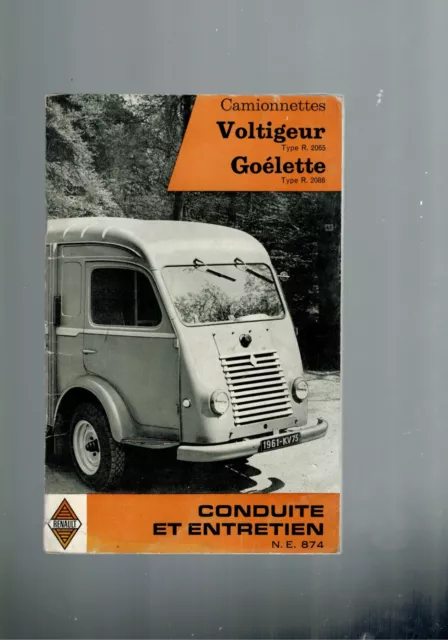 livret entretien Renault R2065 et 2086