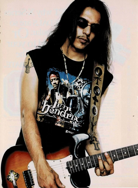 HENRY GARZA of LOS LONELY BOYS - Music Print Ad Photo - 2004