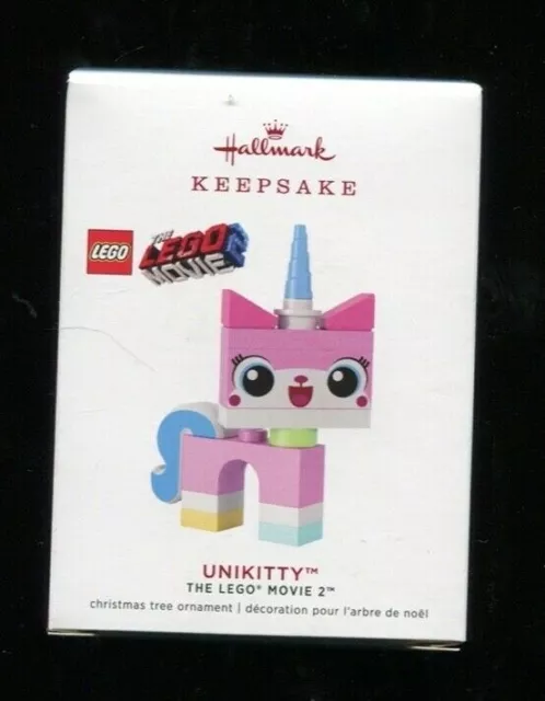 2019 Hallmark Keepsake Ornament - UNIKITTY - The Lego Movie 2 - New In Box