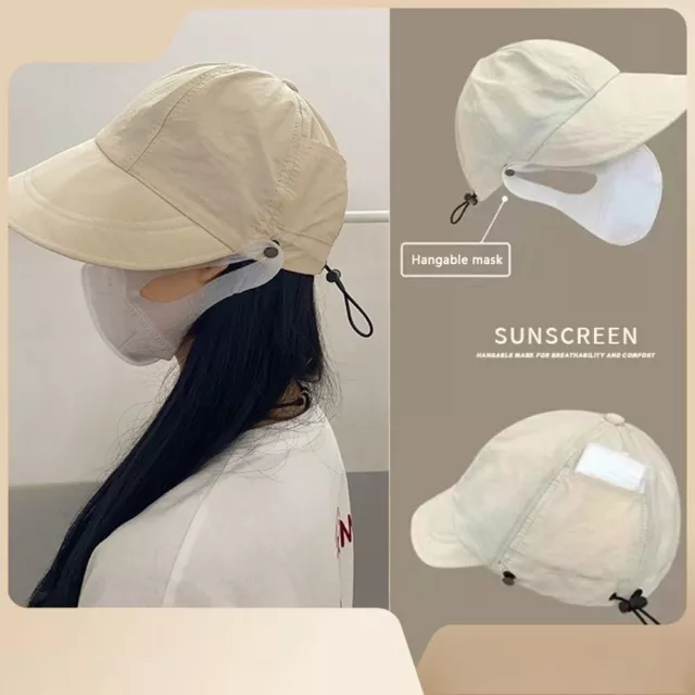 WOMEN ADJUSTABLE FOLDABLE Sun Hats Fishing Hat Fisherman Cap