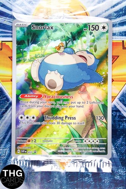 Snorlax Scarlet & Violet Promo 151 SVP EN 051 Holo Pokemon Card SEALED