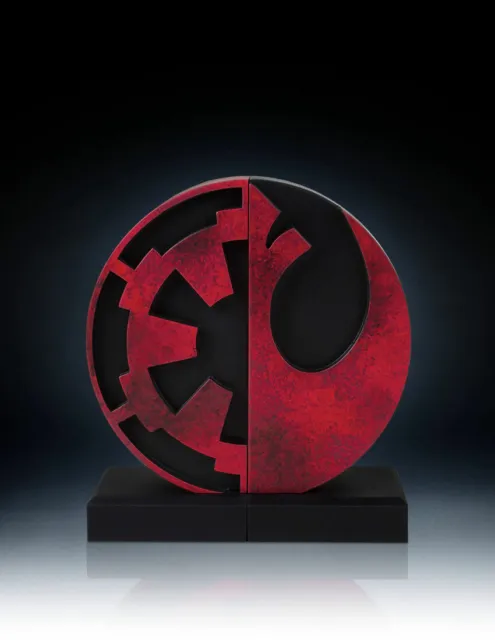 Star Wars Bookends Imperial / Rebel Logo 15 cm GENTLE GIANT