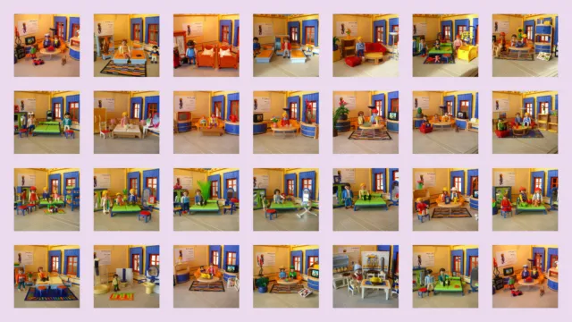 Playmobil Möbel für Puppenhaus Ersatz 5305 5301 5302 3965 5303 4279 Zimmer