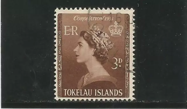 TOKELAU 3d Elisabeth used