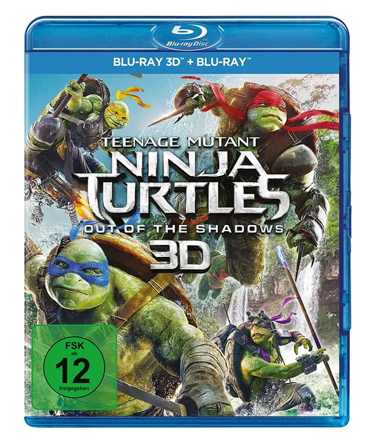 Teenage Mutant Ninja Turtles - Out of the Shadows 3D (+2D Blu-ray) * 2-Disc-Set