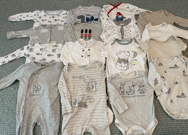 Baby Boys 3-6 month Sleepsuit and Vest Bundle