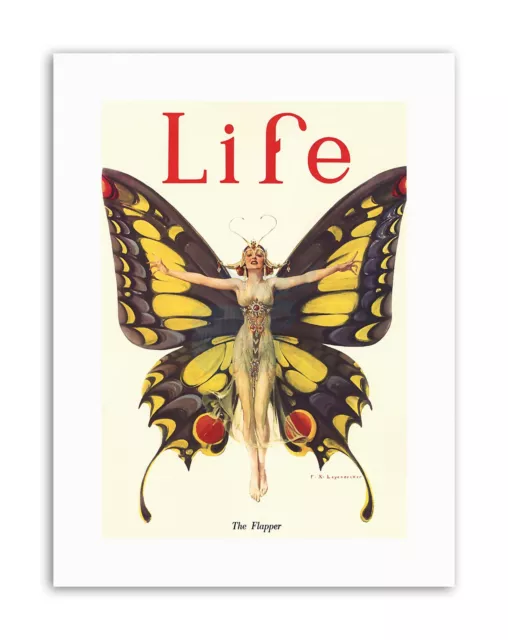 MAGAZINE 1922 LIFE BUTTERFLY DANCER PLAKAT DRUCKEN s Poster Canvas art Prints