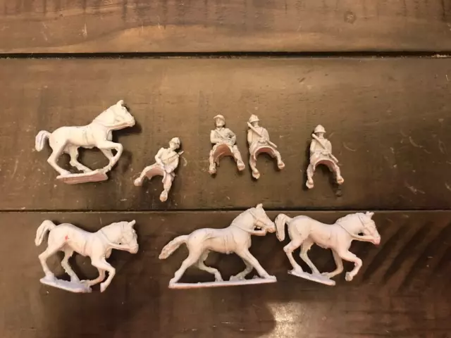 25mm WW1, WW2, or Interwar French Cavalry Manufacturer Unknown