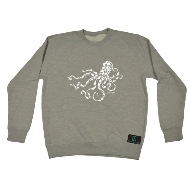 Scuba Diving Ow Octopus Diver - Mens Novelty Funny Sweatshirts Jumper Sweatshirt