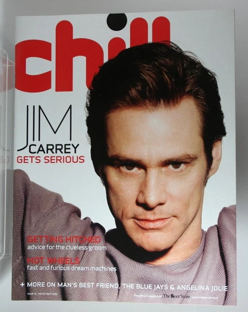 CHILL MAGAZINE 2005 Jim Carrey Cover Blue Jays Angelina Jolie Stanley