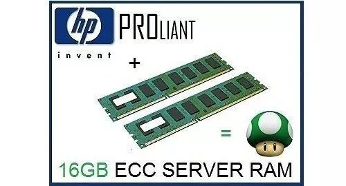 16GB -2x8GB DDR3 ECC Ram Memory Upgrade 4 HP Proliant DL320e Gen8/G8 (V1) Server