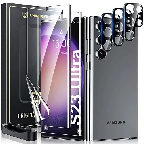 LK 2+2 Protection Ecran Compatible avec Samsung Galaxy S22 Ultra 5G,2pcs  Films de Protection en TPU Flexible et 2pcs Caméra Arrière Protecteur en  Verre Anti-rayure(HD et Sans Bulles) : : High-Tech