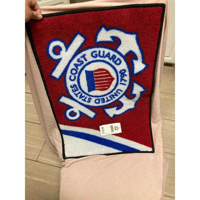 EE. UU. Alfombra de arranque Cost Guard 19""x30"" nueva con etiquetas