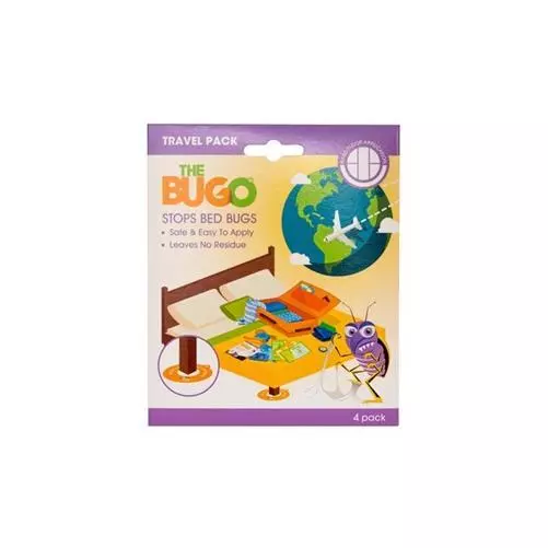 6 x Bugo Hard Floor Bed Bug Detector and Trap Travel Pack of 4