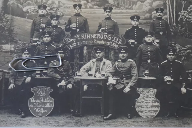 b#774 Foto-AK: Feld-Artillerie-Regiment Nr. 14 Straßburg n. Löffingen
