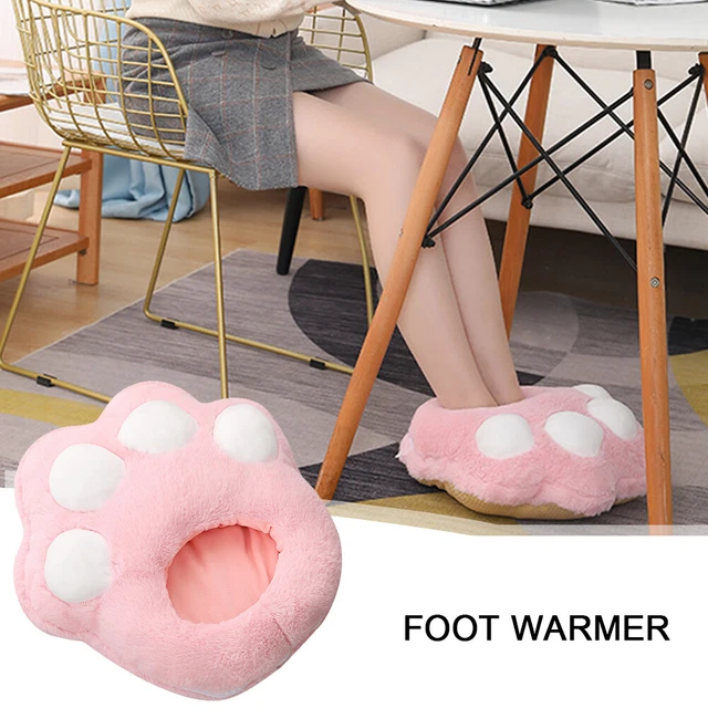 UK* WINTER ELECTRIC Foot Warmer USB Charging Cat Paw Shape Detachable