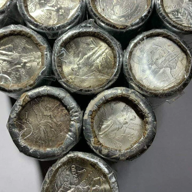 1985 Mexico Libertad 1 oz 20 coin bankroll