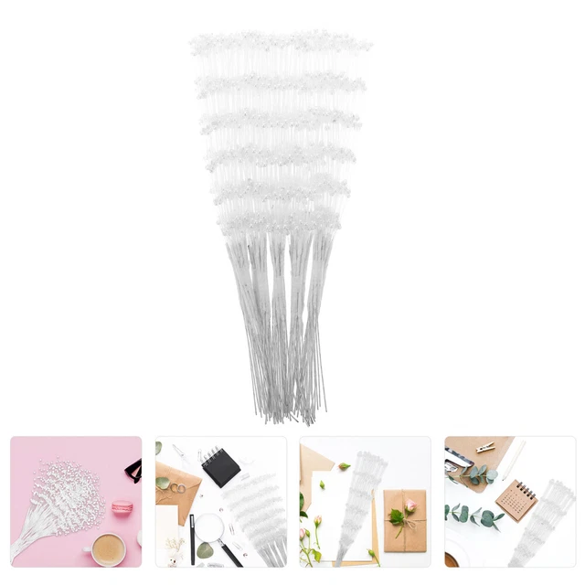 100 Tiges Décoratives Perles Dorées Gadpiparty - Pour Bouquets DIY, Centres De Table & Décoration Mariage