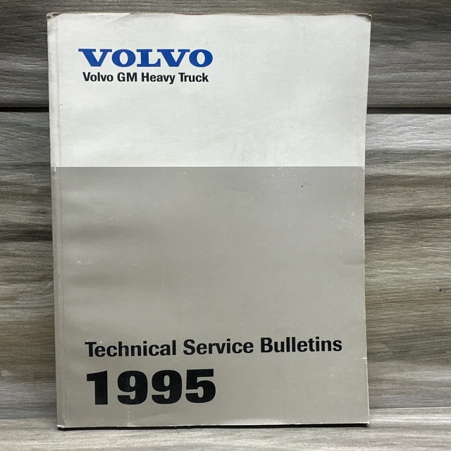Volvo GM Heavy Duty Truck Technical Service Bulletins Service Repair Manual 1995