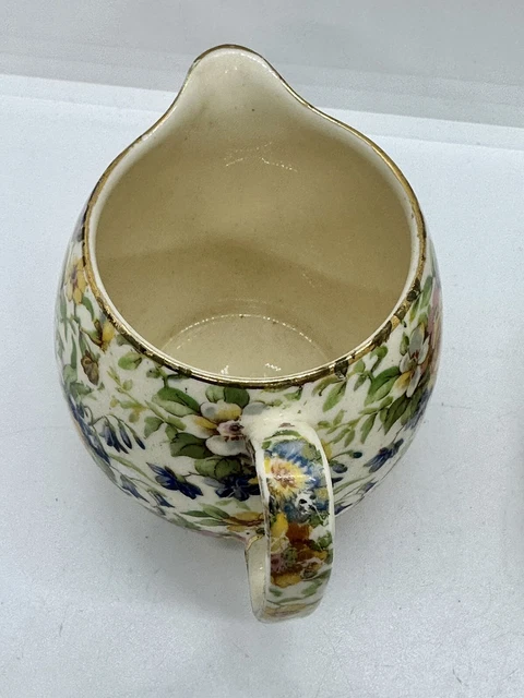 2 Vintage Royal Winton Bedale open sugar creamer READ 3