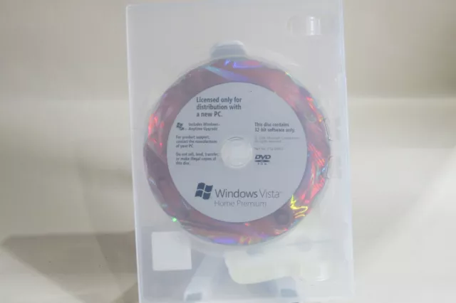 Microsoft Windows Vista Home Premium versione 32 bit disco e chiave