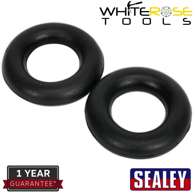 Gomme di montaggio scarico Sealey L59 x L59 x L13,5 (confezione da 2) riparazione