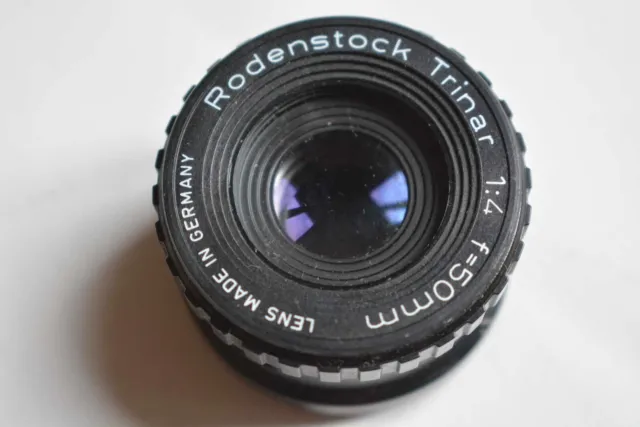 Rodenstock Trinar 50mm 4,0 Vergrößerungsobjektiv, Leuchtblende, M39, schön.