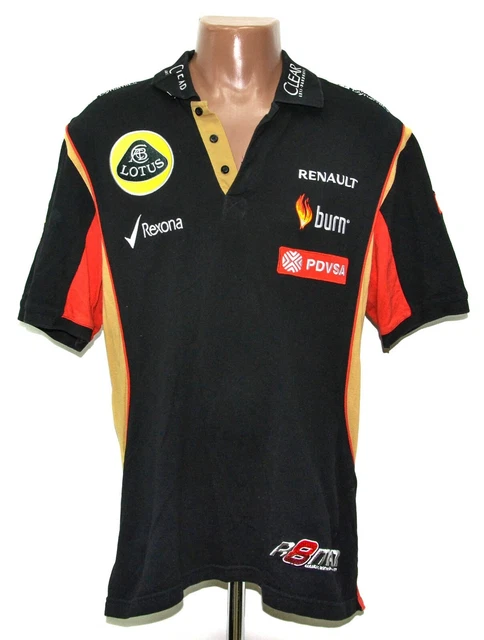 POLO LOTUS RACING Team Sport Formula 1 F1 One Jersey Raikkonen Era L ...