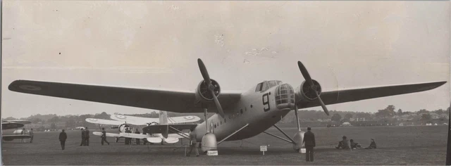 Bristol Bombay Original Vintage Press Photo Raf Royal Air Force