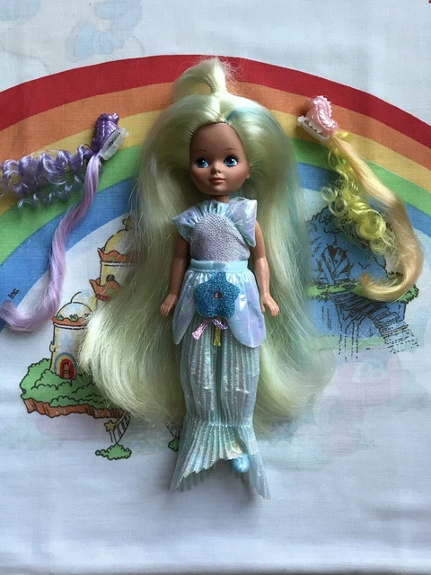 Poupée Lady Lovely Locks 1987 – Maiden Golden Waves Mermaid Enchanted Island – Mattel – NRFB