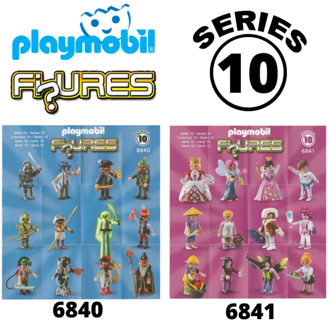 Playmobil 6840 + 6841 : Figuren Figures Serie 10 Boys & Girls