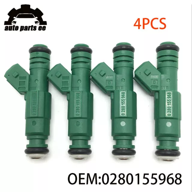 8* 42lb Fuel Injectors 0280155968 OEM Genuine Bosch LS1 LT1 Chevy Ford Mustang