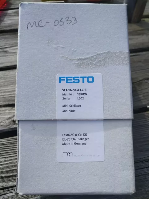 Festo SLT-16-50-A-CC-B mini slide.