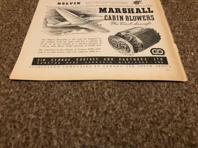 Ac72 Advert 5X8 Marshall Kabinengebläse Für Zivile Flugzeuge