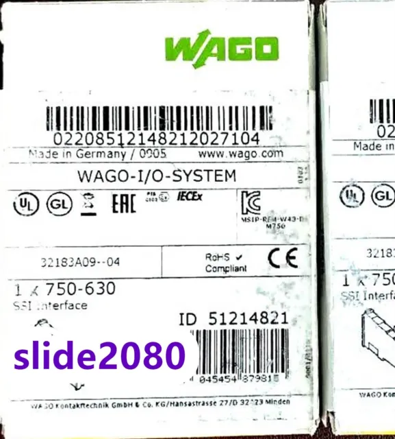 New in Box  WAGO 750-630 PLC Module 750630 750-630