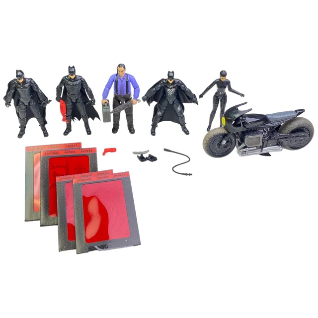 The Batman Selina Kyle Batman Penguin Action Figure Lot Spin Master Used