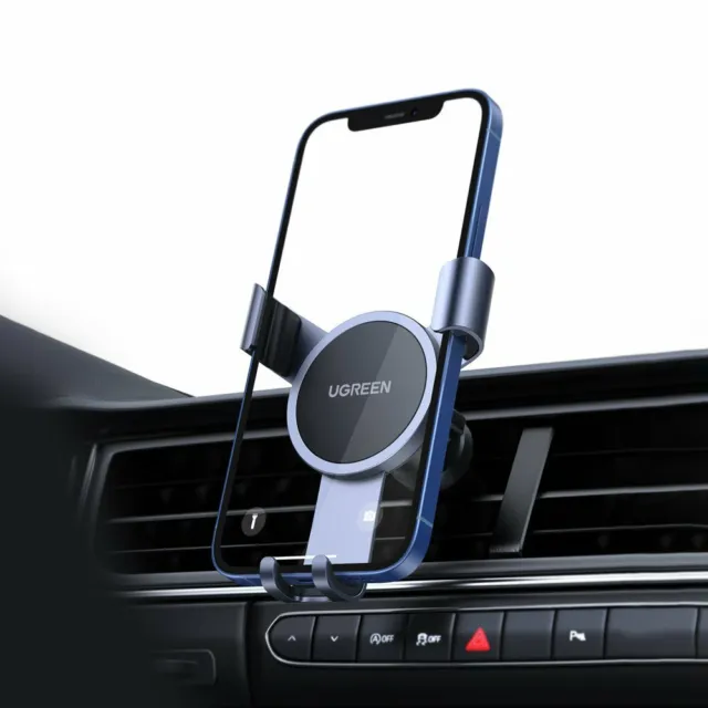 Handy Halterung Auto Halter für Smartphones Lüftungsgitter Lüftung grau