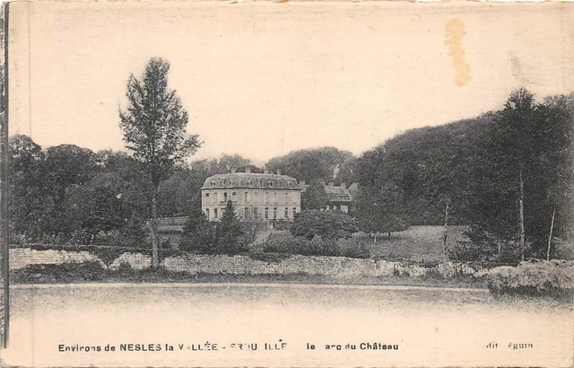 CPA-environ de Nesles-la-Vallée Hérouville le parc du château (126468)