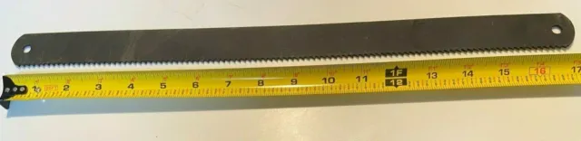 17" X 1-1/4" 6 Tooth Power Hacksaw Blade, Used