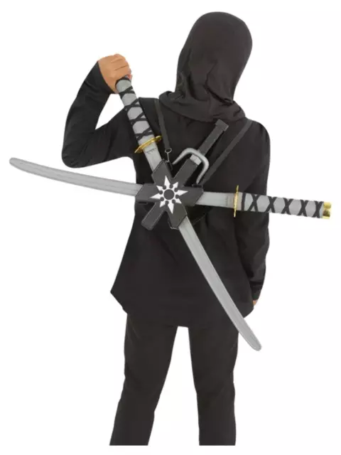 Reusable Ninja Sword Katana & Scabbard Pirate Halloween Ninja Kids Fancy  Toy