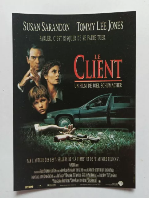 carte postale cinéma film Le Client Susan Sarandon Tommy Lee Jones