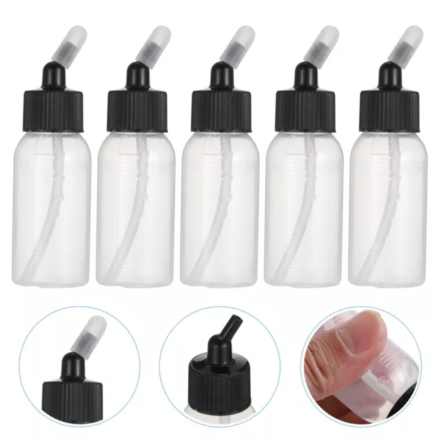 10 Pcs Squeeze Squirt Bottles Transaprent Empty Paint Preservative
